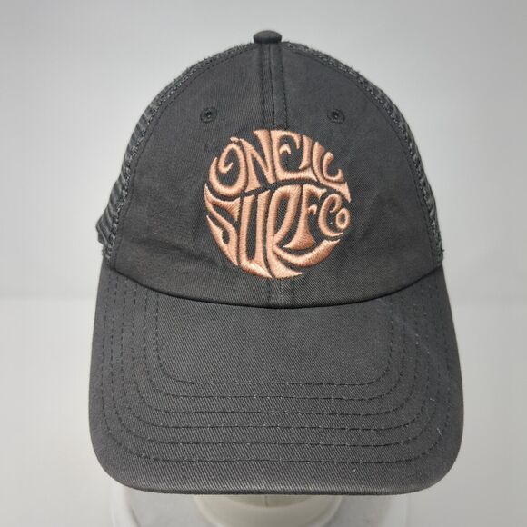 O'Neill Surf Co Slideback Trucker Hat Gray One Size Mesh Back 6 Panel - Picture 2 of 8